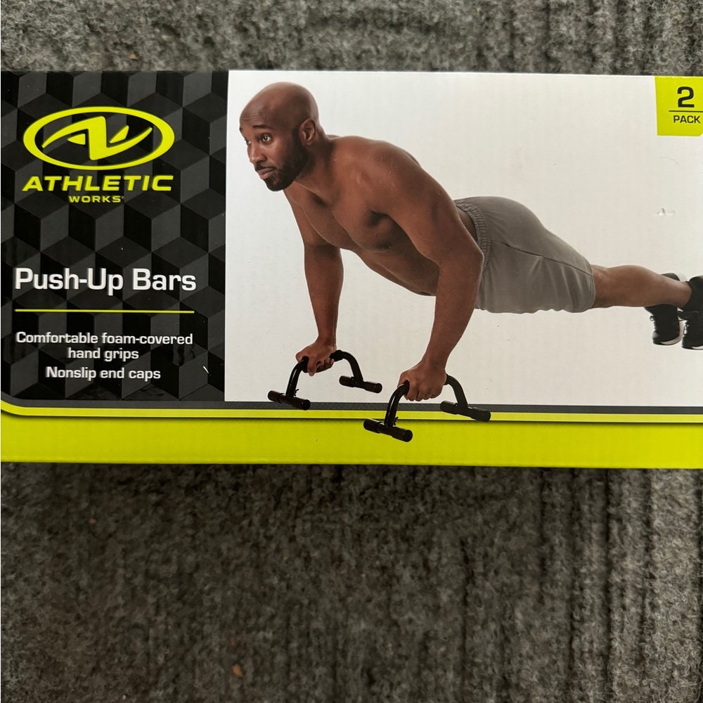 Athletic Works Push-Up Barssupports up to 300 lbs.